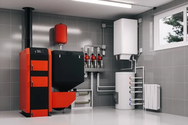 Home boiler and heating system installation